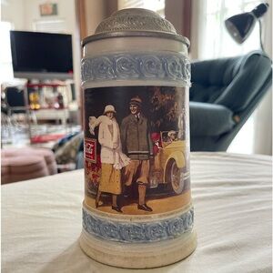 Coca Cola stein with lid